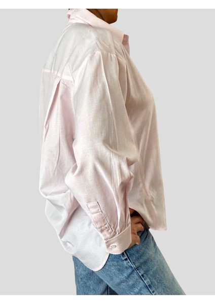 Emzirme Gömleği Pembe- Gizli Fermuarlı