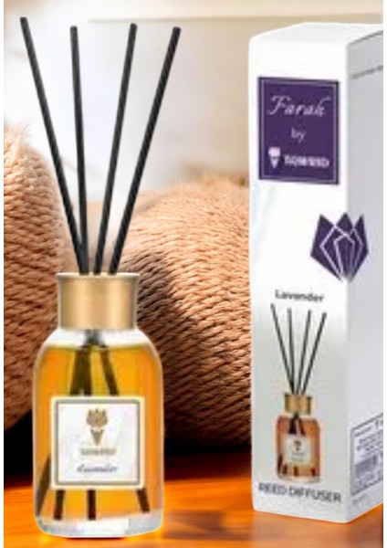 Tawrıd By Farah Yuvarlak Bambu Çubuklu Oda Kokusu 100 ml -Levender (Lavanta)-