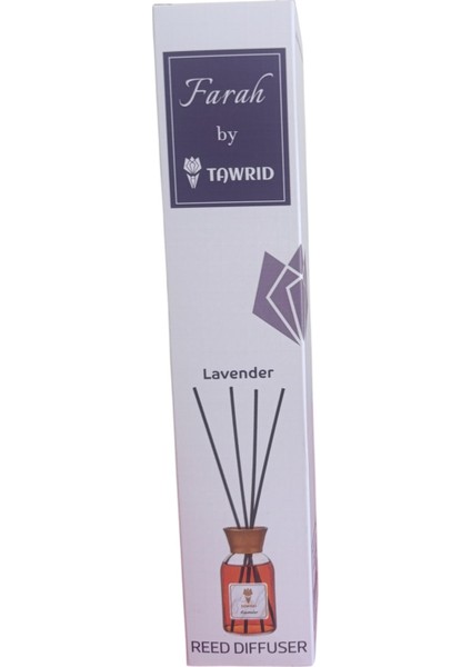 Tawrıd By Farah Yuvarlak Bambu Çubuklu Oda Kokusu 100 ml -Levender (Lavanta)-