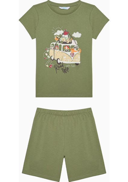 Erkek Çocuk Market Çok Renkli 2li Pijama Takımı