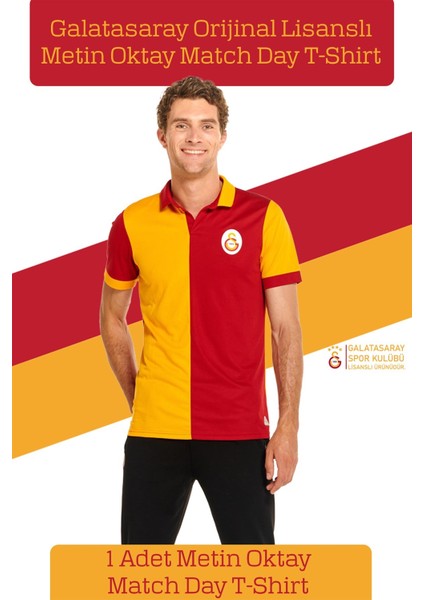 Orijinal Lisanslı Match Day Polo Yaka T-Shirt