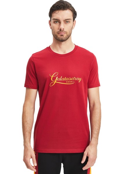 Orijinal Lisanslı Kırmızı Erkek T-Shirt Gs Aslan Baskılı Hediyelik Ahşap Kutulu fırsatları