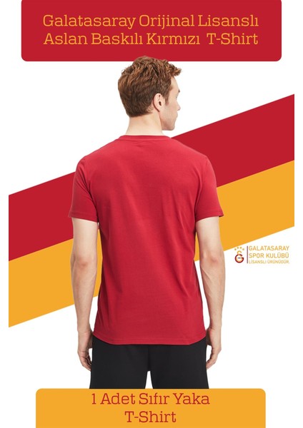 Orijinal Lisanslı Aslan Baskılı T-Shirt + Şal Kaşkol Set Hediyelik Ahşap Kutulu indirimleri