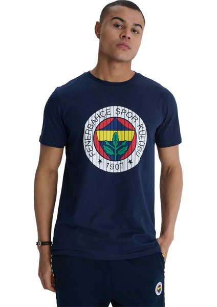 Orijinal Lisanslı Kabartma Logo Lacivert Tribün T-Shirt modelleri