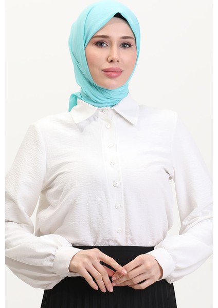 Candyy Soft Eşarp 19097-11 Turkuaz