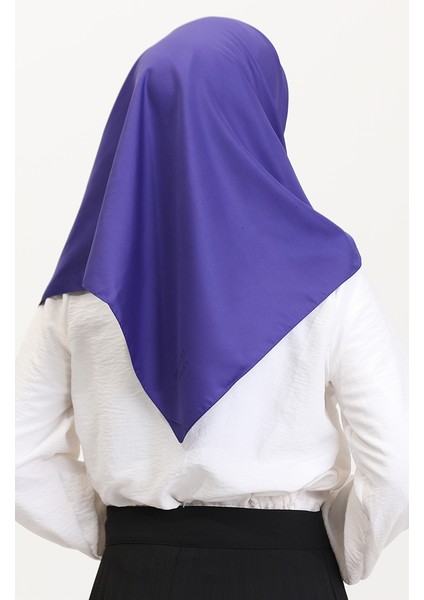 Düz Twill Eşarp 19096-12 Saks