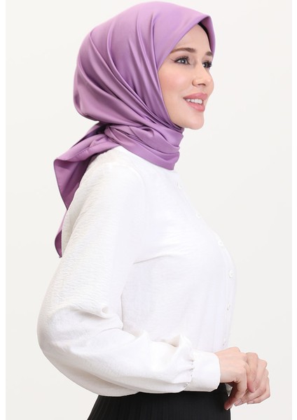 Düz Twill Eşarp 19096-08 Lila fiyatları
