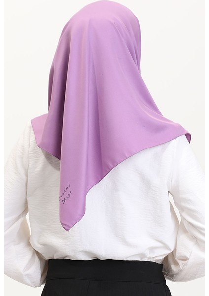 Düz Twill Eşarp 19096-08 Lila modelleri