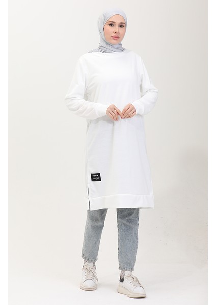Armalı Tunik 0012-01 Beyaz