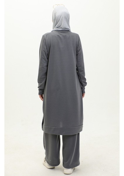 Iki Iplik Tunik Pantolon Ikili Takım 0001-04 Füme indirimleri