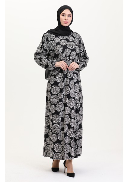 Kuşaklı Emrpime Süet Elbise 4582D-01 Siyah fiyatları