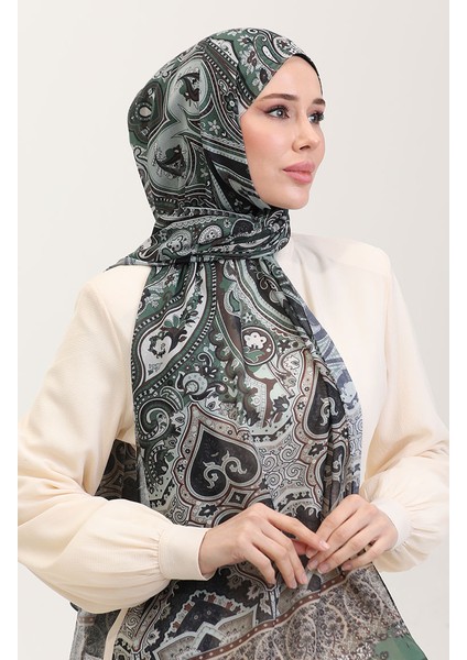 Karaca Etnik Desenli Koton Şal 81086-05 Yeşil fiyatları