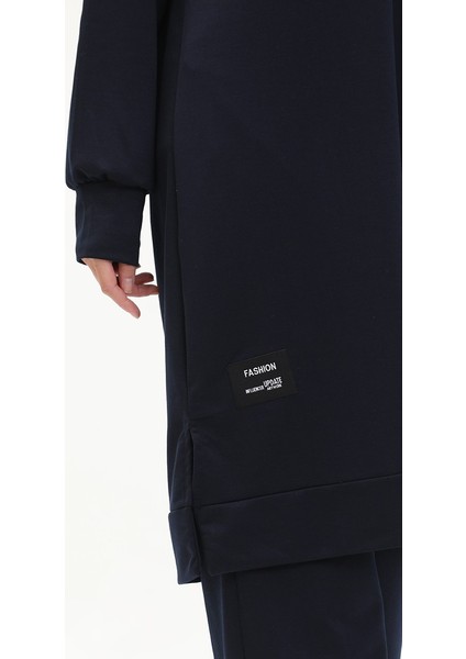 Iki Iplik Tunik Pantolon Ikili Takım 0001-06 Lacivert fırsatları