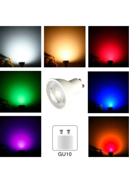 CT-4215 M Spot LED Ampul 7W GU10 Duy Mavi (3 Adet)