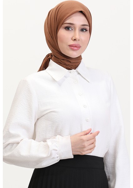 Candyy Soft Eşarp 19097-20 Kahverengi