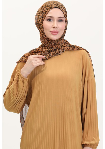 Piliseli Tunik Etek Ikili Takım 0015-03 Hardal modelleri