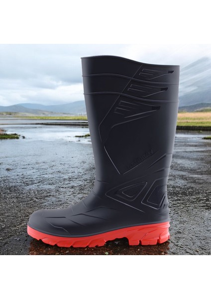 Uzun Çizme İş Güvenlik Çizmesi Numara: 37 Inşaat Tarım Bahçe Kimya Petrol Çiftilik Gaz 36 cm fiyatları