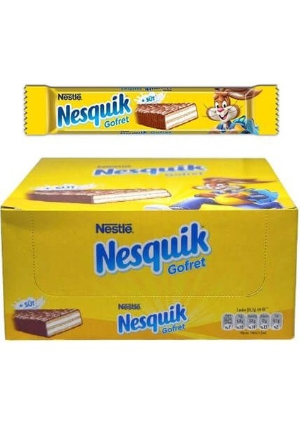 Nesquik Sütlü Çikolatalı Gofret 26,7 gr x 30 Adet