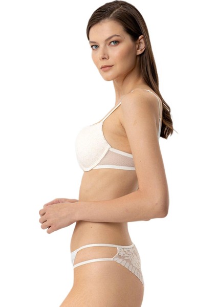 Kadın Ekru Lion Double Pushup Sütyen Takımı 4882 modelleri