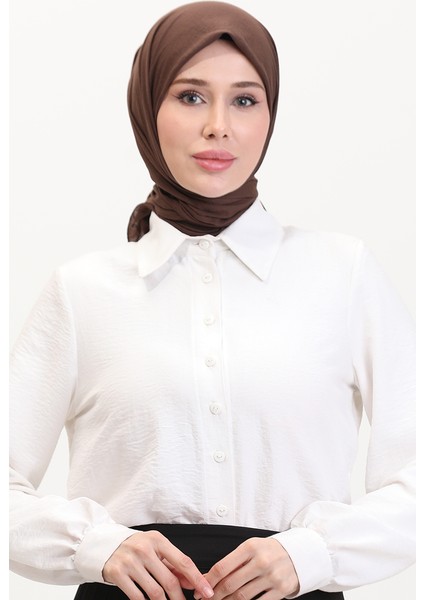 Candyy Soft Eşarp 19097-18 Acı Kahve