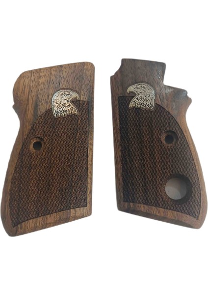 Düğmeli Beretta Mod 70 Tek Düğmeli Ahşap Kabze
