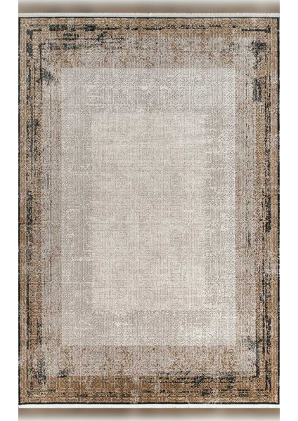 Bearny TD04A Yumuşak Dokulu Vintage Viskon Iplik Ile Üretilen Sık Dokuma Modern Halı