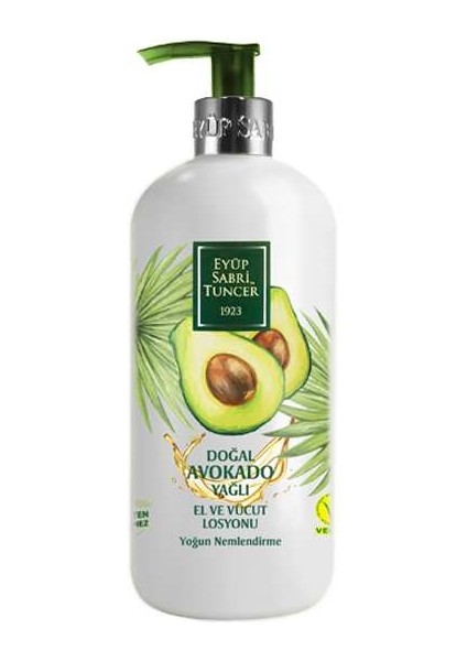 Doğal Avokado Yağlı 500ml El ve Vücut Losyonu