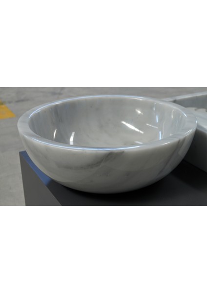 Çanak Model Mermer Tesarım Lavabo-V1