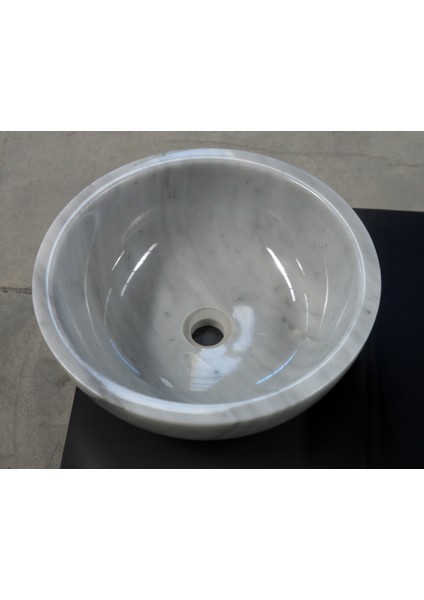 Çanak Model Mermer Tesarım Lavabo-V1