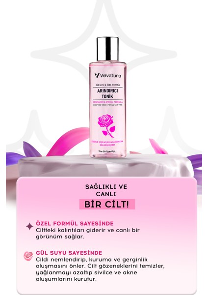 Gül Suyu Tonik Arındırıcı, Aydınlatıcı ve Canlandırıcı