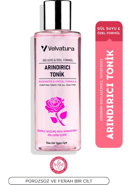 Gül Suyu Tonik Arındırıcı, Aydınlatıcı ve Canlandırıcı