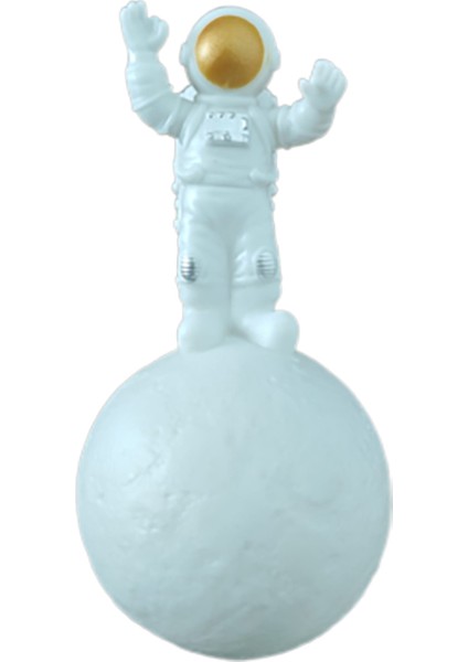 Astronot Şekilli Pilli Gece ve Masa Lambası BigTrendStore