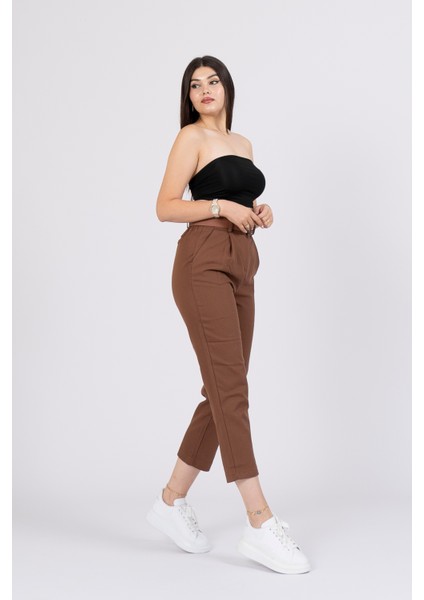 Kemerli Gabardin Kot Kumaş Kalem Denim Pantolon 3880 fiyatları