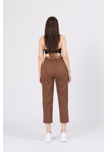 Kemerli Gabardin Kot Kumaş Kalem Denim Pantolon 3880 modelleri