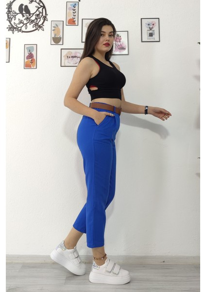 Kemerli Gabardin Kot Kumaş Kalem Denim Pantolon 3880 modelleri