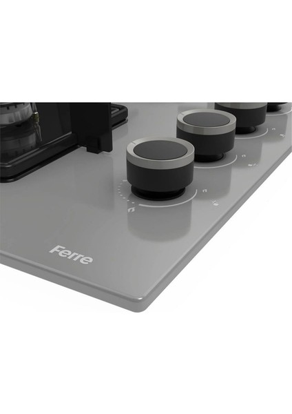 SS208 Gri Kare Ankastre Cam Ocak 60 cm ( Kare Gözlü ) fırsatları