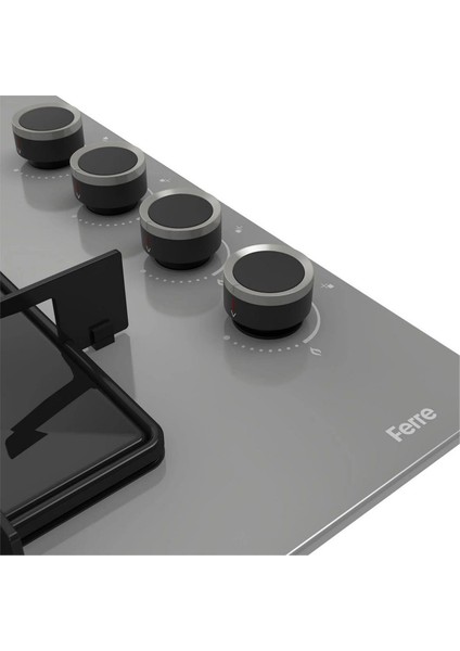 SS208 Gri Kare Ankastre Cam Ocak 60 cm ( Kare Gözlü ) indirimleri