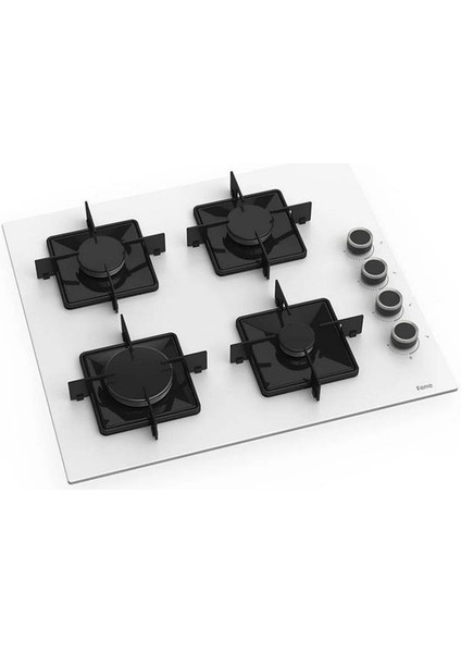 SS206 Beyaz Ankastre Cam Ocak 60 cm ( Kare Gözlü ) fiyatları