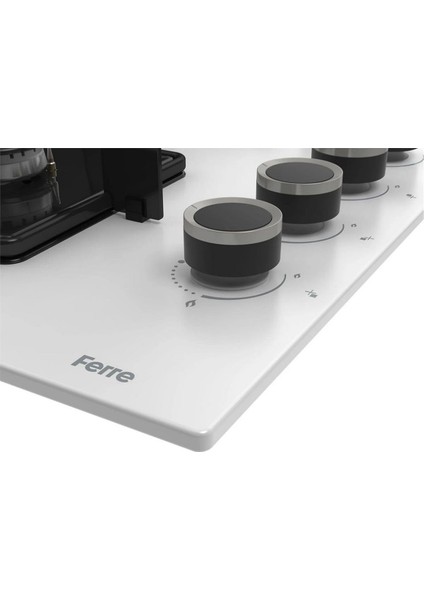 SS206 Beyaz Ankastre Cam Ocak 60 cm ( Kare Gözlü ) fırsatları