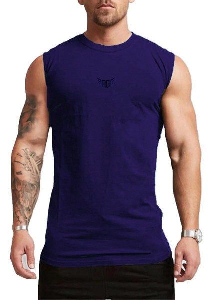 Erkek Nem Emici Hızlı Kuruma Atletik Teknik Performans Sporcu Sıfır Kol T-Shirt Mg-Atlet