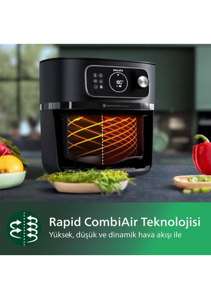 8.3 L (Yeni Seri) Aile Boyu Kapasite 22'in1 Uzaktan Bağlantılı Premium Airfryer | 7 Porsiyon - Onerous Tartı Hediye fiyatları