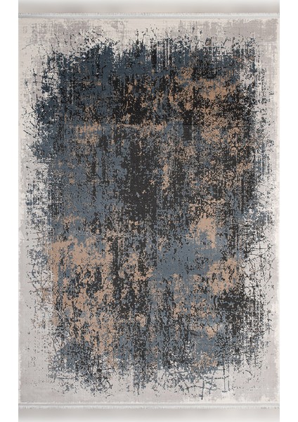 Bearny TD03B Yumuşak Dokulu Vintage Viskon Iplik Ile Üretilen Sık Dokuma Modern Halı