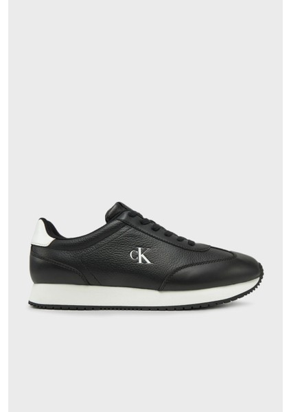 Deri Logolu Sneaker Ayakkabı YM0YM011870GN Erkek Ayakkabı YM0YM01187 0gn