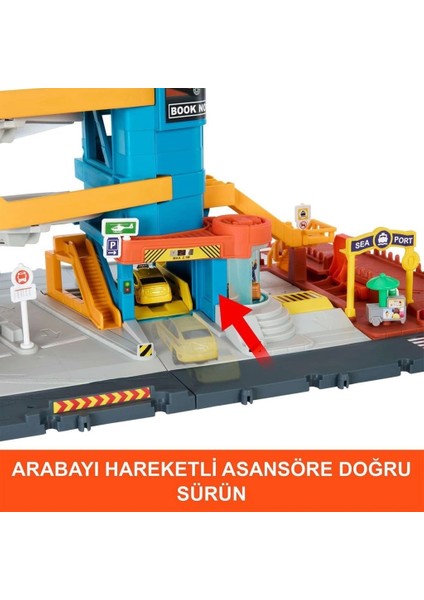 Çocuk HXL47 Matchbox Aksiyon Sürücüleri Şehir Maceraları Oyun Seti