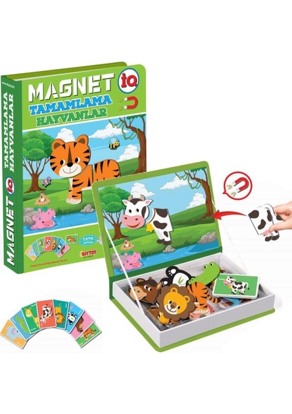 1512 Dıytoy, Magnet Tamamlama - Hayvanlar/ +3 Yaş