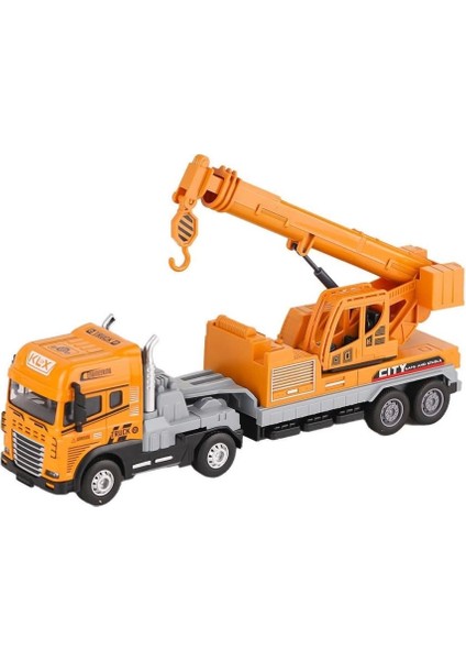 Çocuk KLX800-245 Işıklı Müzikli Vinç Tır 1:24 -Vardem Oyuncak