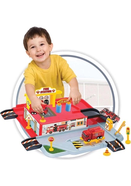 Çocuk 03343 Dede Itfaiye Garaj Seti