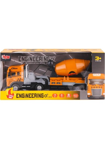 Çocuk KLX800-241-42-43-44 Işıklı Müzikli Inşaat Tırı 1:24 -Vardem Oyuncak modelleri