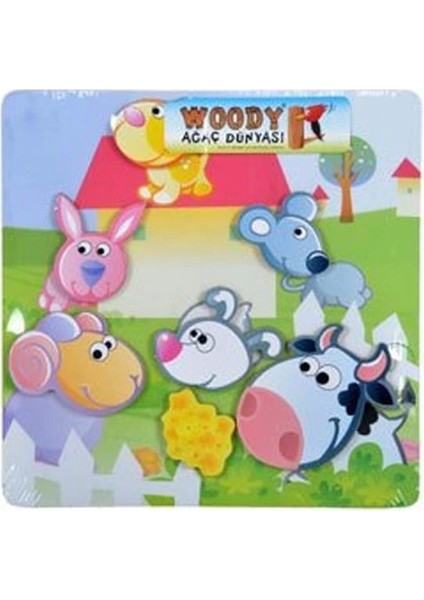 Çocuk 30058 Ahşap Puzzle 3D Kafalar fiyatları