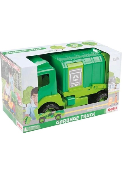 Çocuk 7120 Çöp Kamyonu 43 cm -Dolu